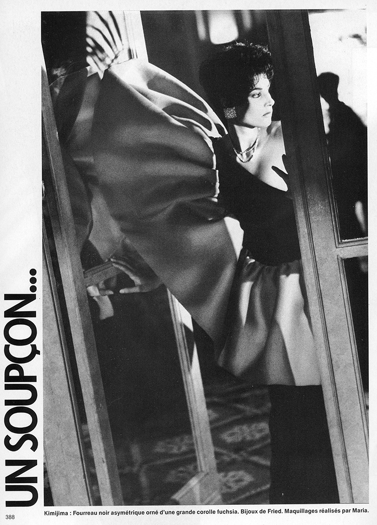 Deborah Klein in Kimijima, l'Officiel (Paris) 1984 - Tim Trompeter