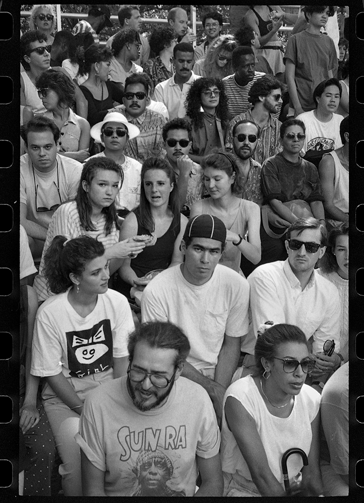 NYC summer stage crowd 1992 - Tim Trompeter