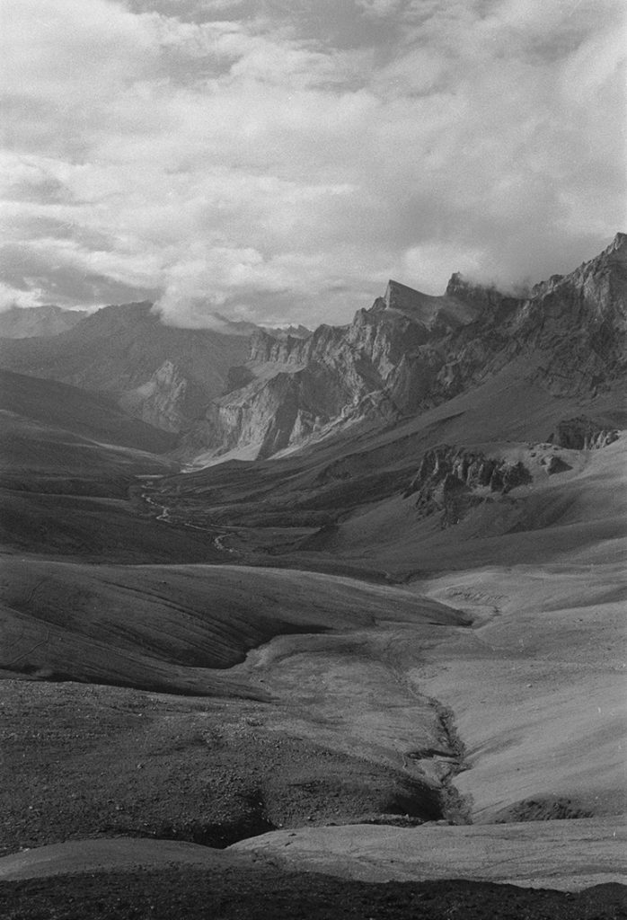 View from SirSirLa pass toward Spantung, Ladakh 1978 - Tim Trompeter